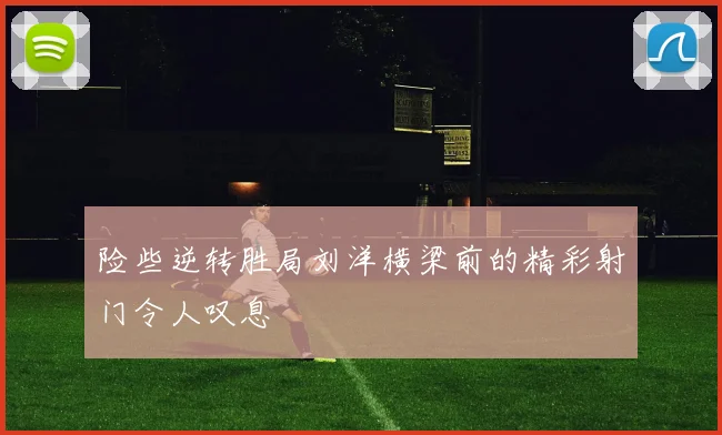 险些逆转胜局刘洋横梁前的精彩射门令人叹息